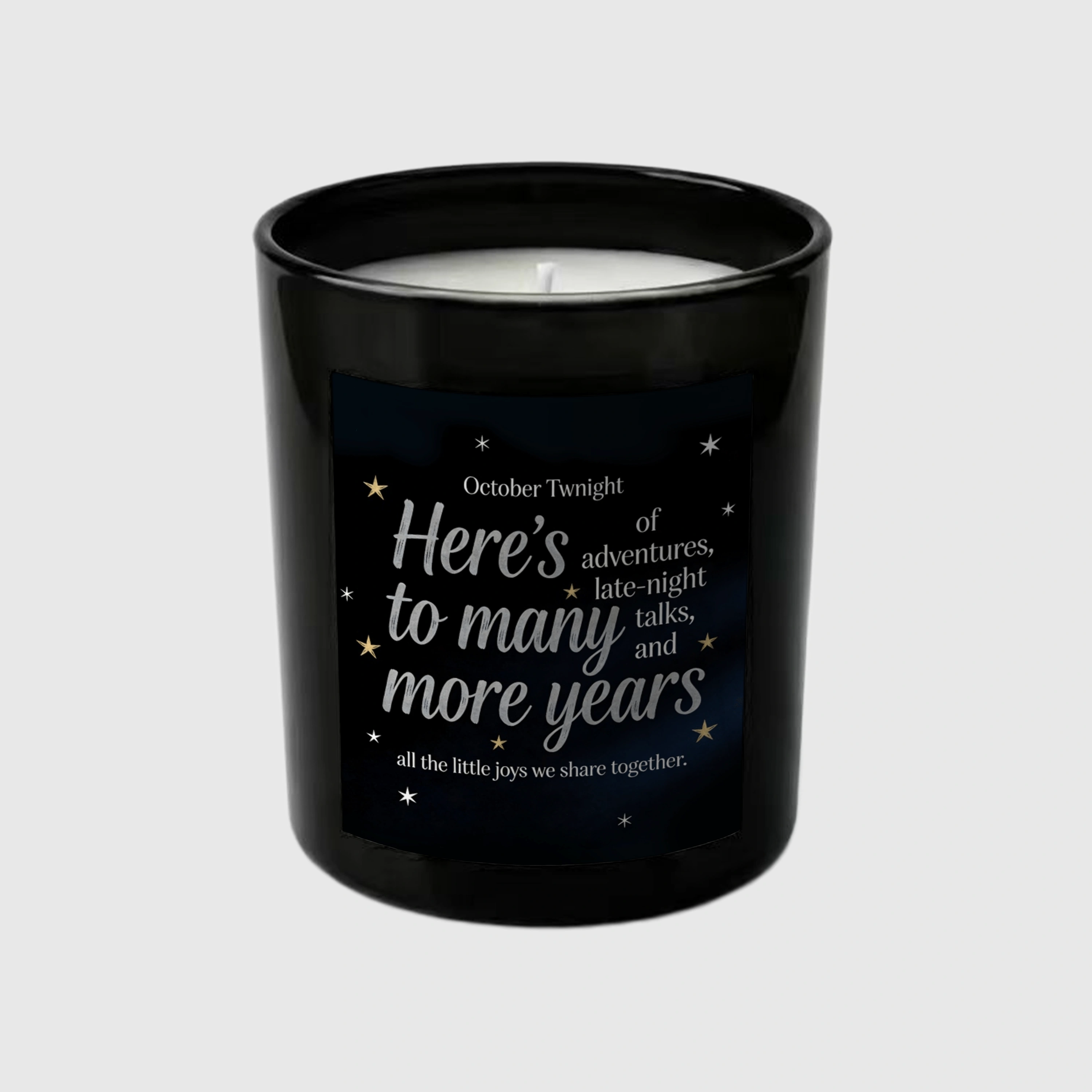 Sentimental Quote Candle Set for Loved Ones Anniversary Gifts