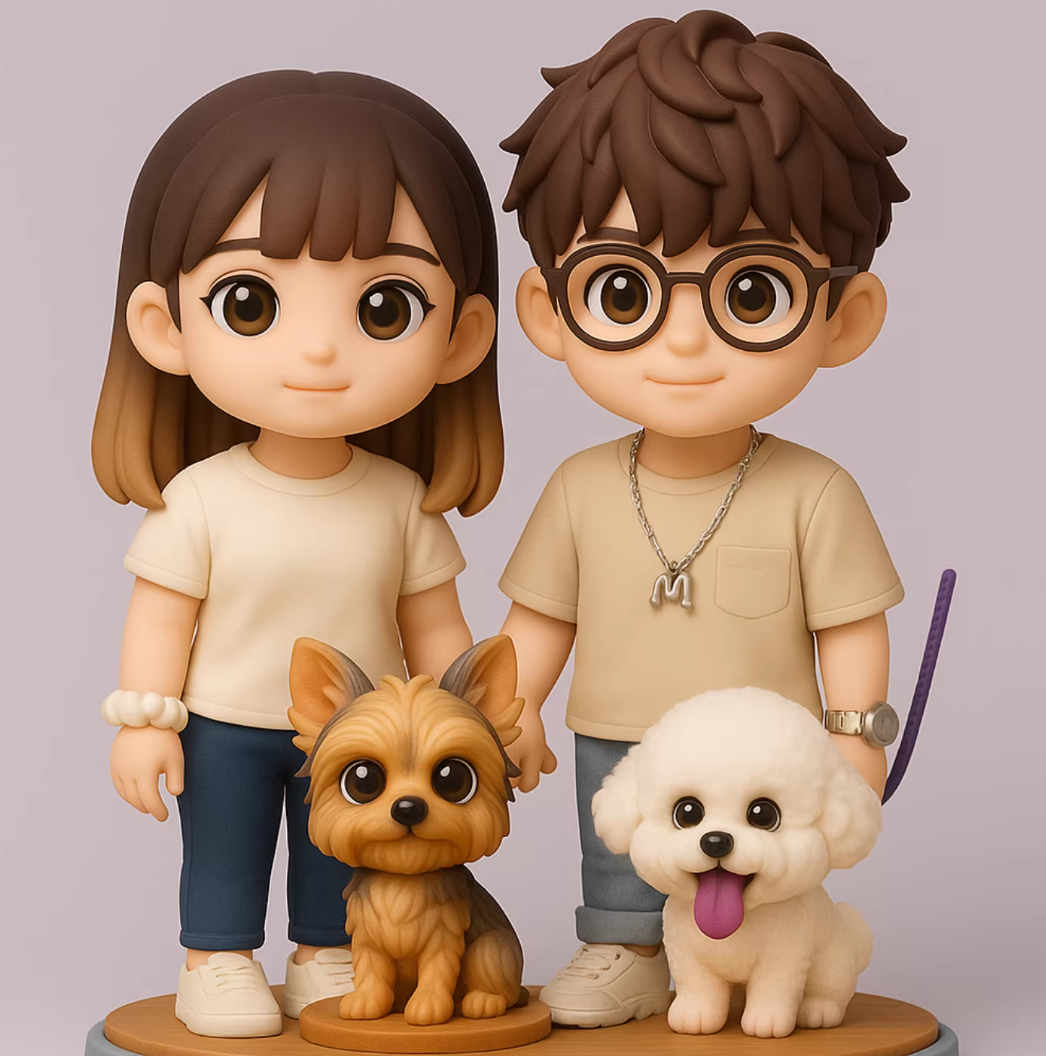 Custom 3D Cartoon Figurine