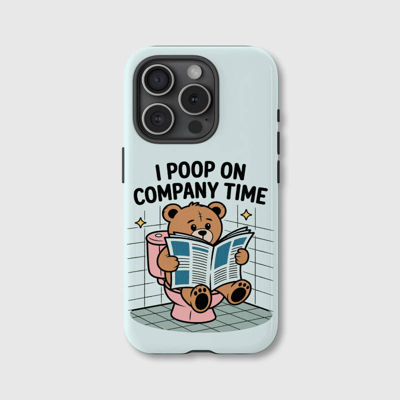 Funny Teddy Bear Quote Magnetic Phone Case for Coworker Gift