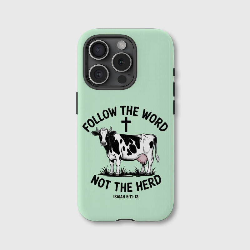 Funny Christian Cow Pun Magnetic Phone Case Gift for Believers
