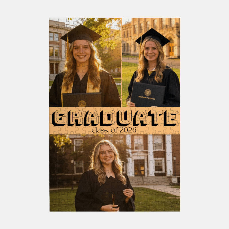 Custom Graduation Photo 300pcs Puzzle for Graduate Gift