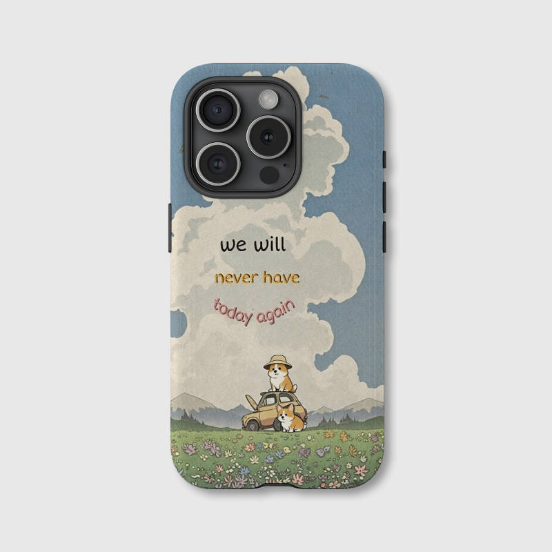Cute Corgi Magnetic Phone Case for Dog Lovers, Birthday Holiday Gift for Friends & Family