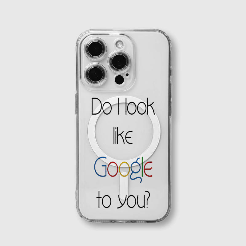 Funny Slogan Clear Magnetic iPhone Case Ideal for Friend Birthdays White Elephant Gifts