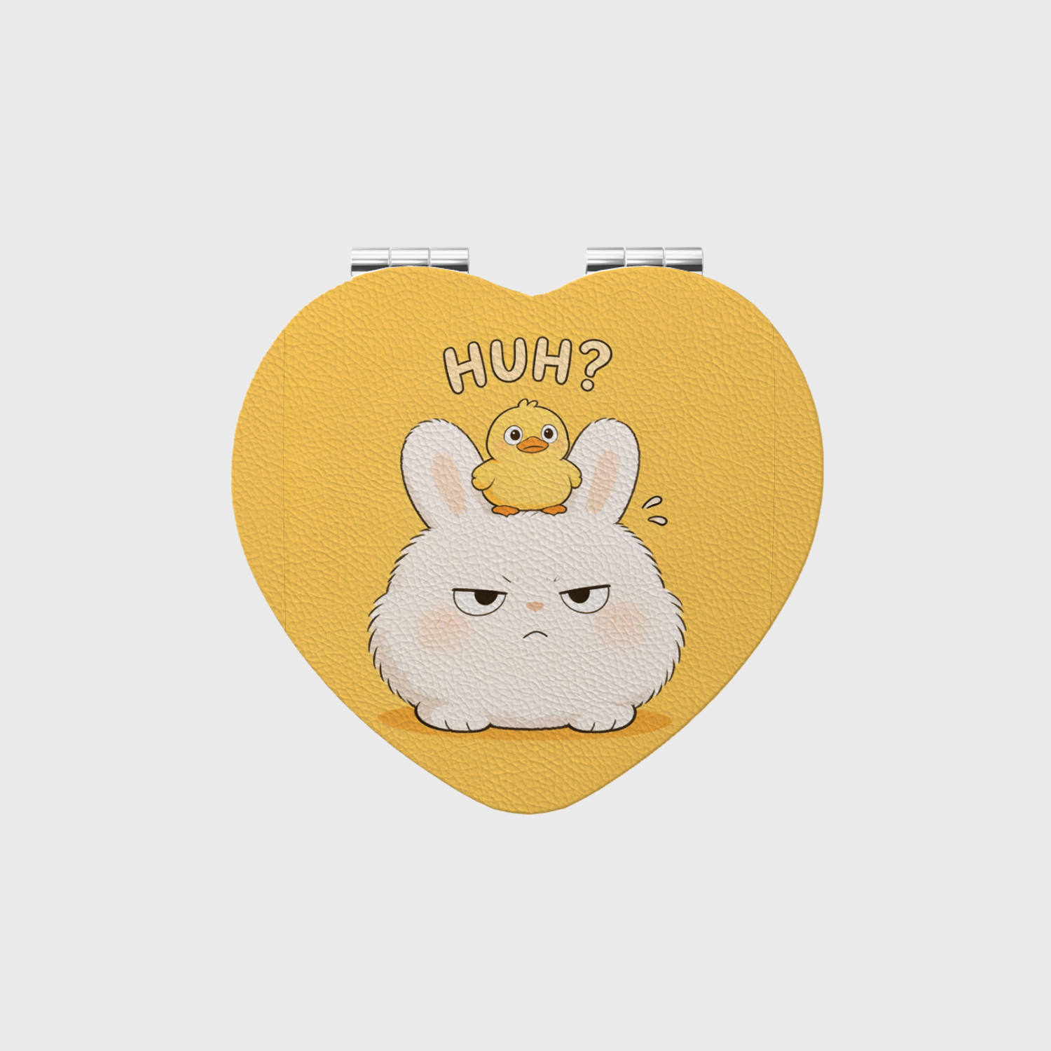 Cute Bunny Duck Heart Pocket Makeup Mirror for Animal Lovers Gift