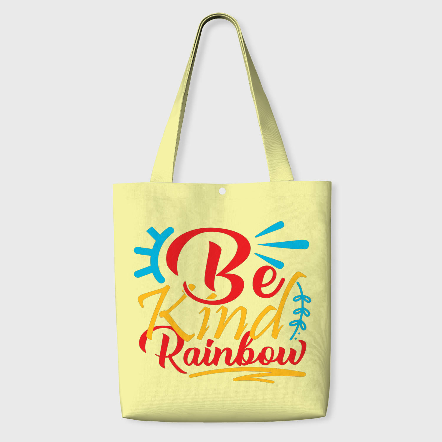 Be Kind Rainbow Tote Bag for Friends Daily Use & Gifting