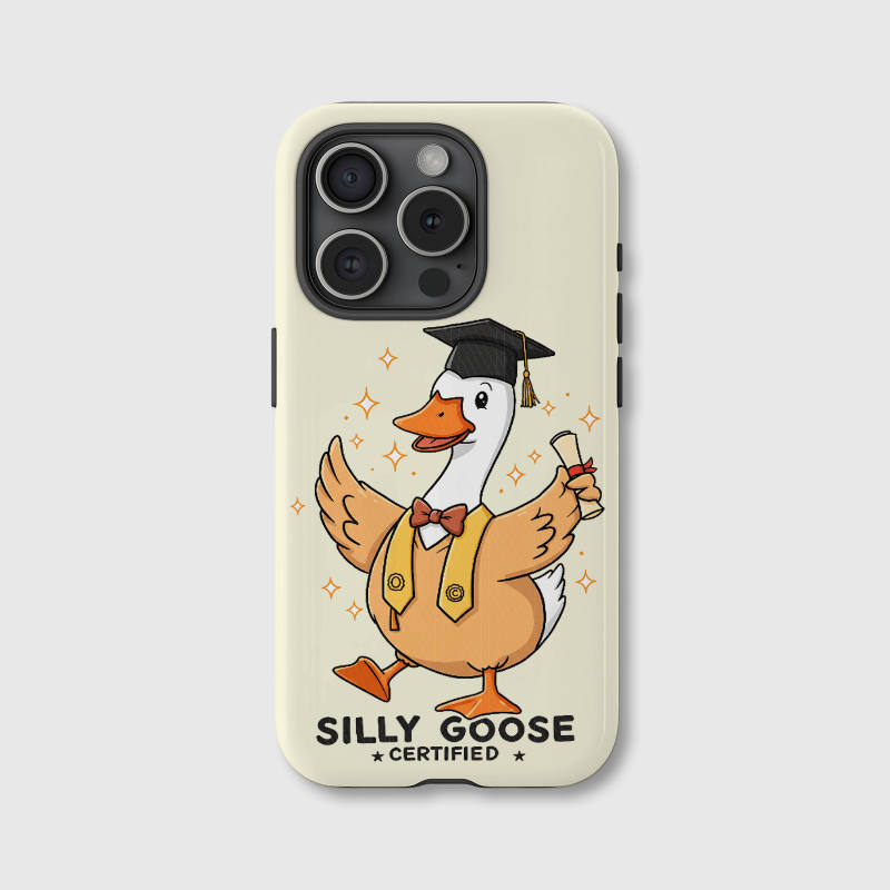 Silly Goose Certified Magnetic iPhone Case Funny Graduation Gift for Students & Grads