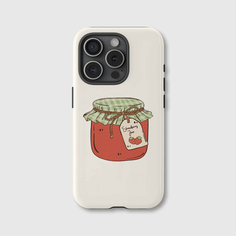 Cute Strawberry Jam Magnetic iPhone Case Perfect for Gifting & All Everyday Occasions