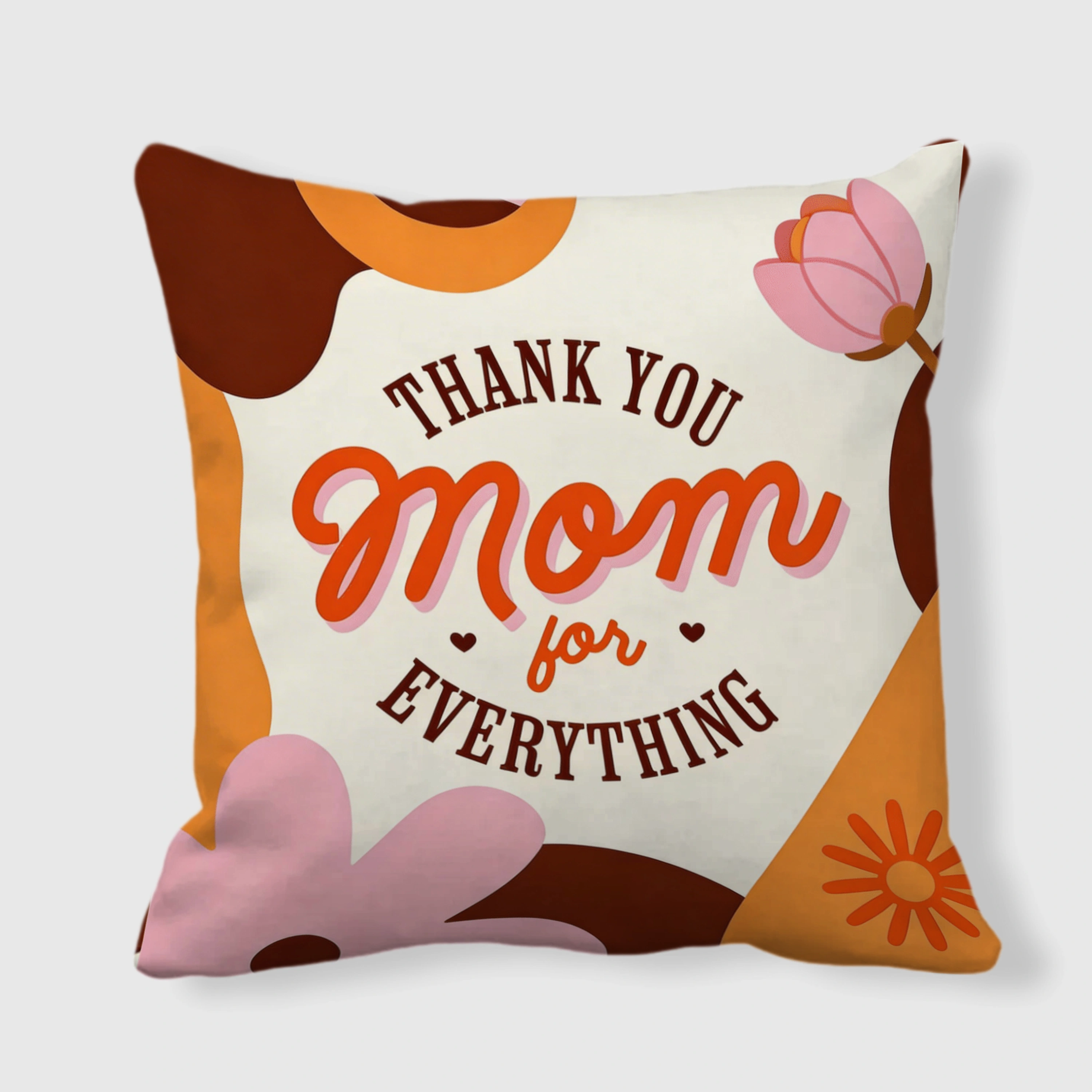 Thank You Mom Double-Sided Pillow - Mother's Day Gift