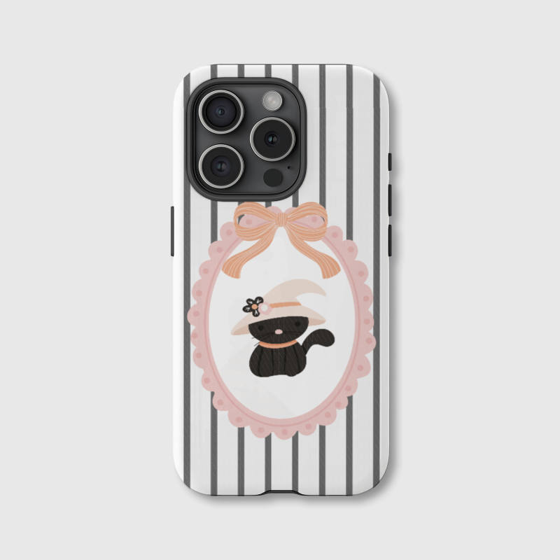 Cute Witch Black Cat Magnetic iPhone Case for Women Birthday & Holiday Gifting