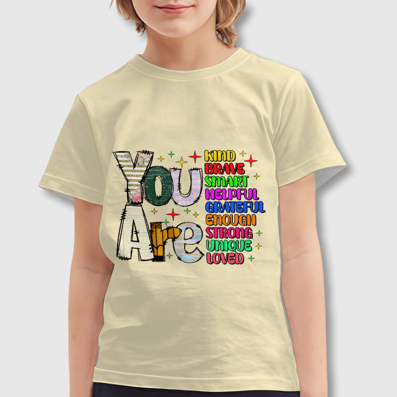 Positive Affirmation Kids T-Shirt for Back to School Wear