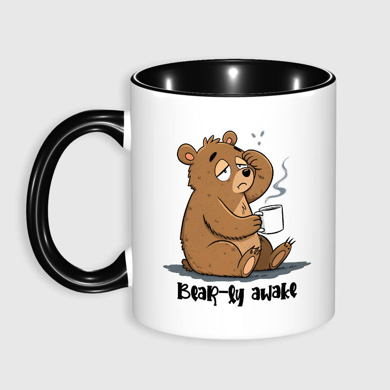 Funny Bear Pun 11oz Coffee Mug for Coffee Lovers Daily Use