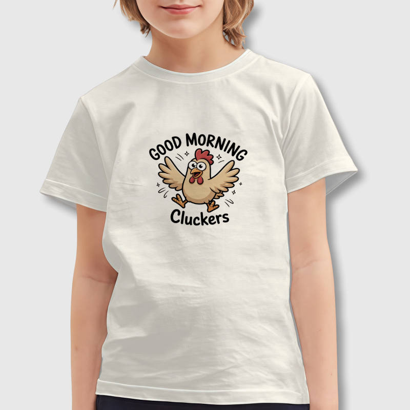 Funny Chicken Kids Tee for Farm Lovers Daily Wear