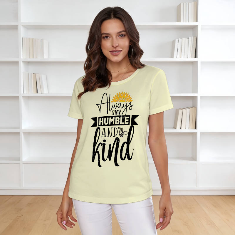 Sunflower Humble Kind Women's T-Shirt Daily Gift