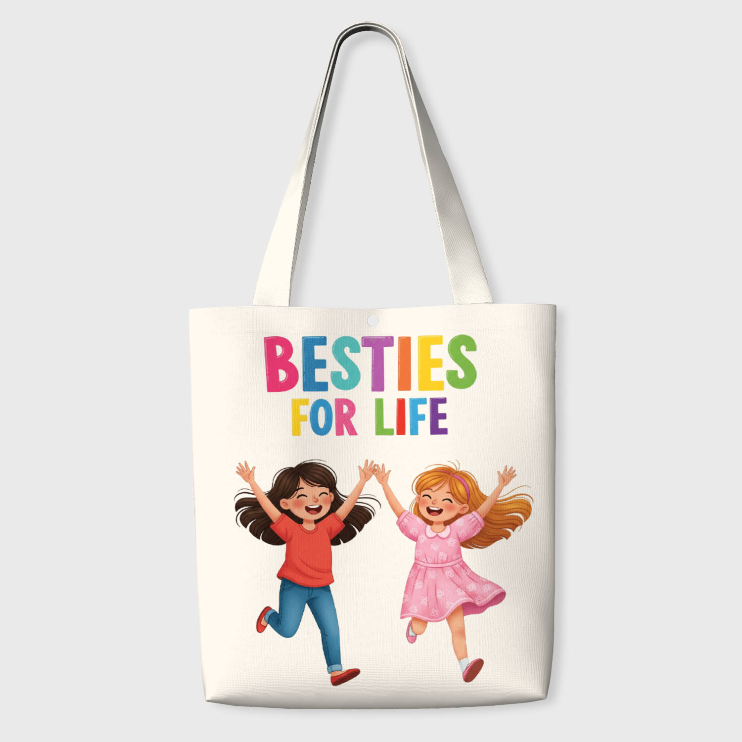 Besties For Life Tote Bag for BFF Daily Gift