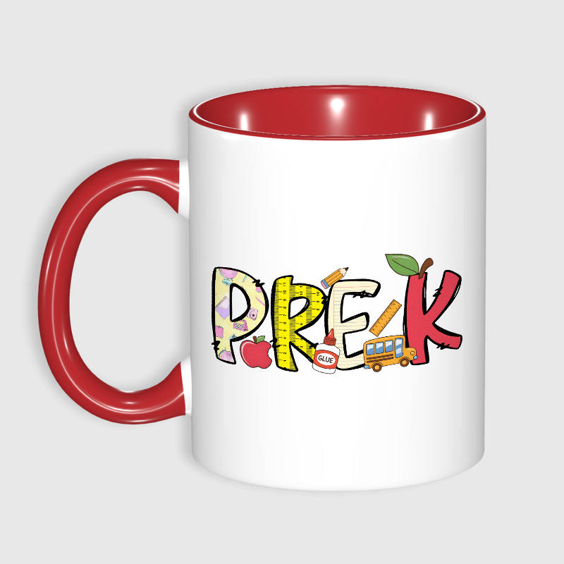 PRE K Mug for Pre-K Teachers Back to School Gift