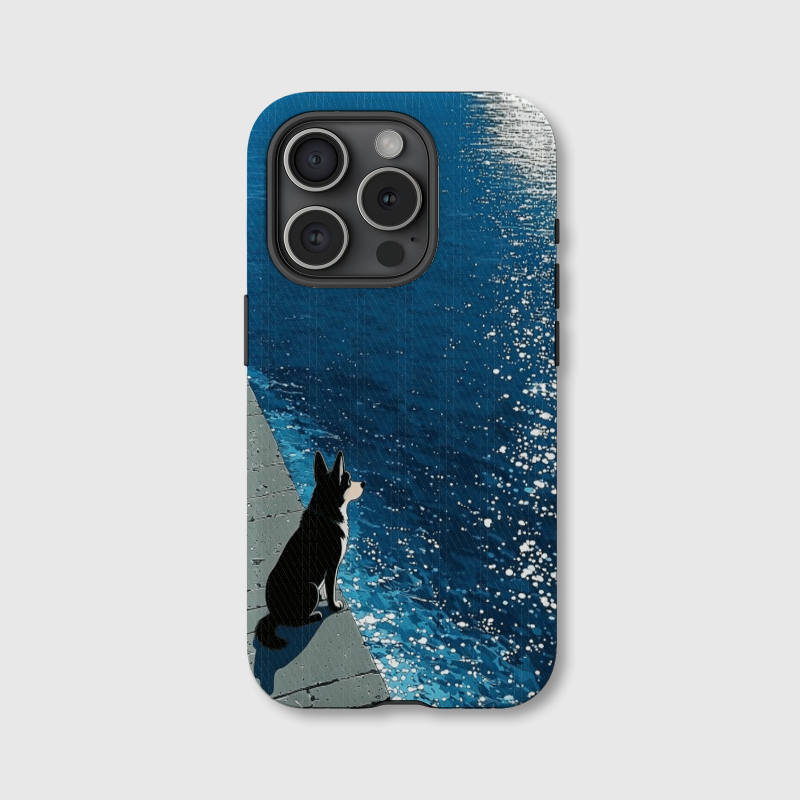 Coastal Dog Magnetic Phone Case for Dog Lovers Birthday & Holiday Gifting