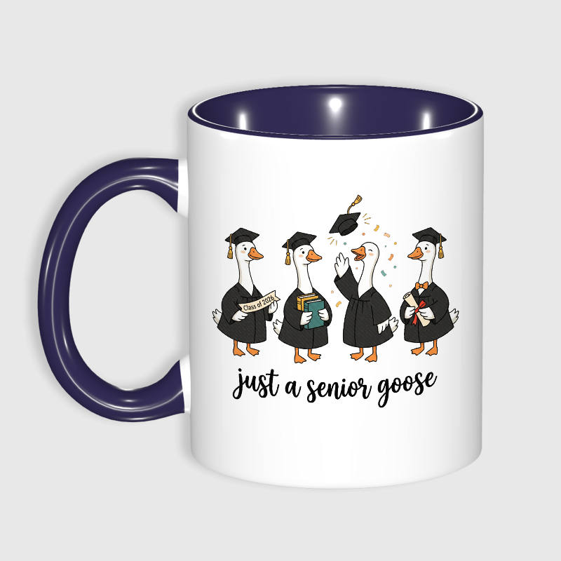 Funny Senior Goose 11oz Mug for 2026 Grads Graduation Gift