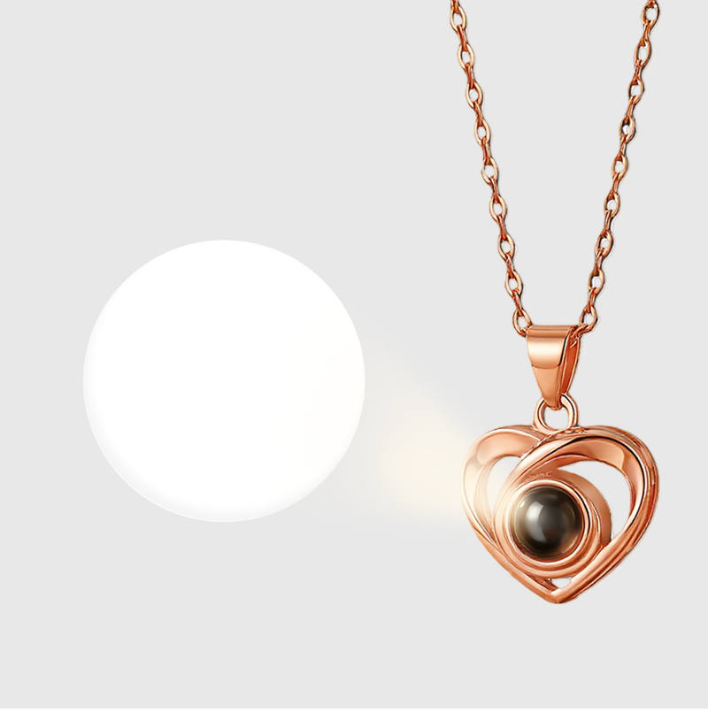 Personalized Photo Projection Necklace