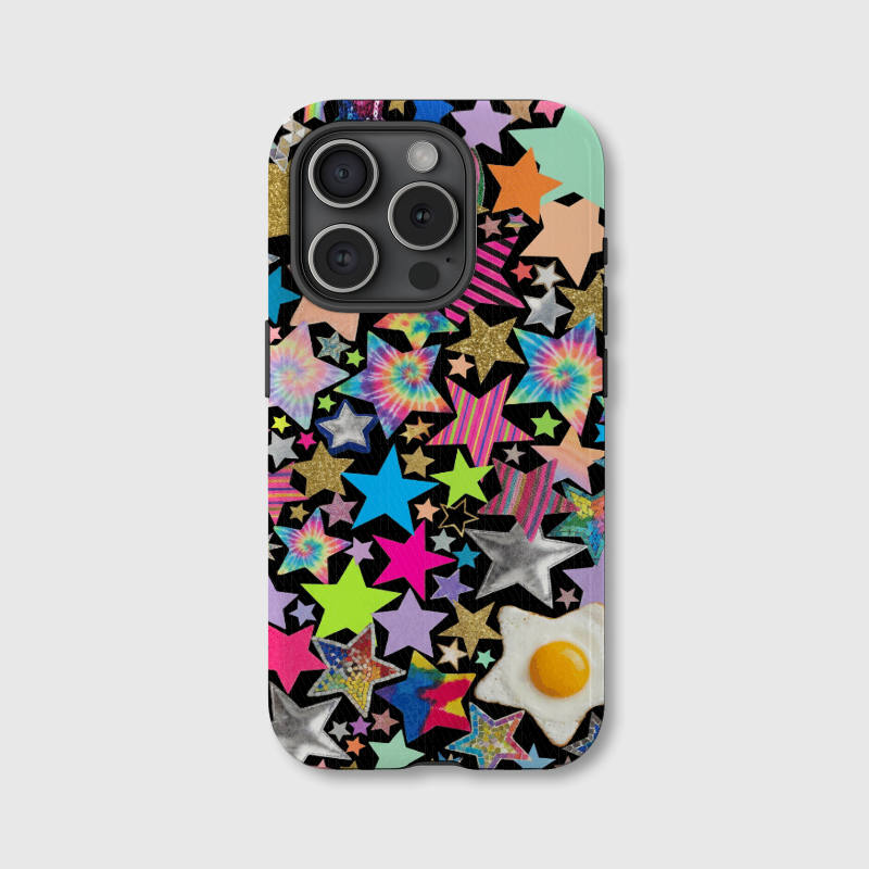 Personalized Starry Fried Egg Collage MagSafe Phone Case - Custom Gift for iPhone 15/16/17 Series