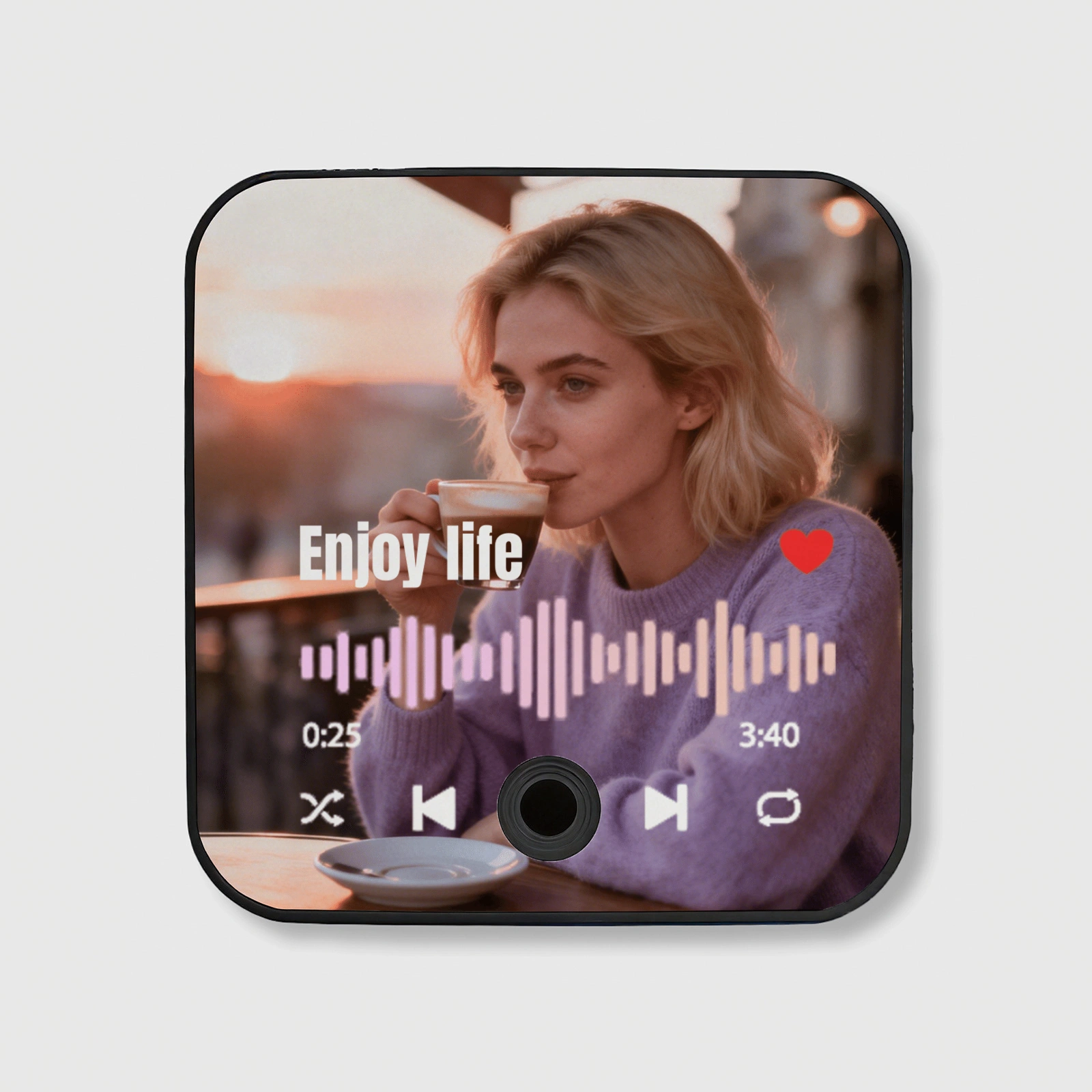 Custom Music Playlist Fridge Magnet for Valentine's Day Gifts