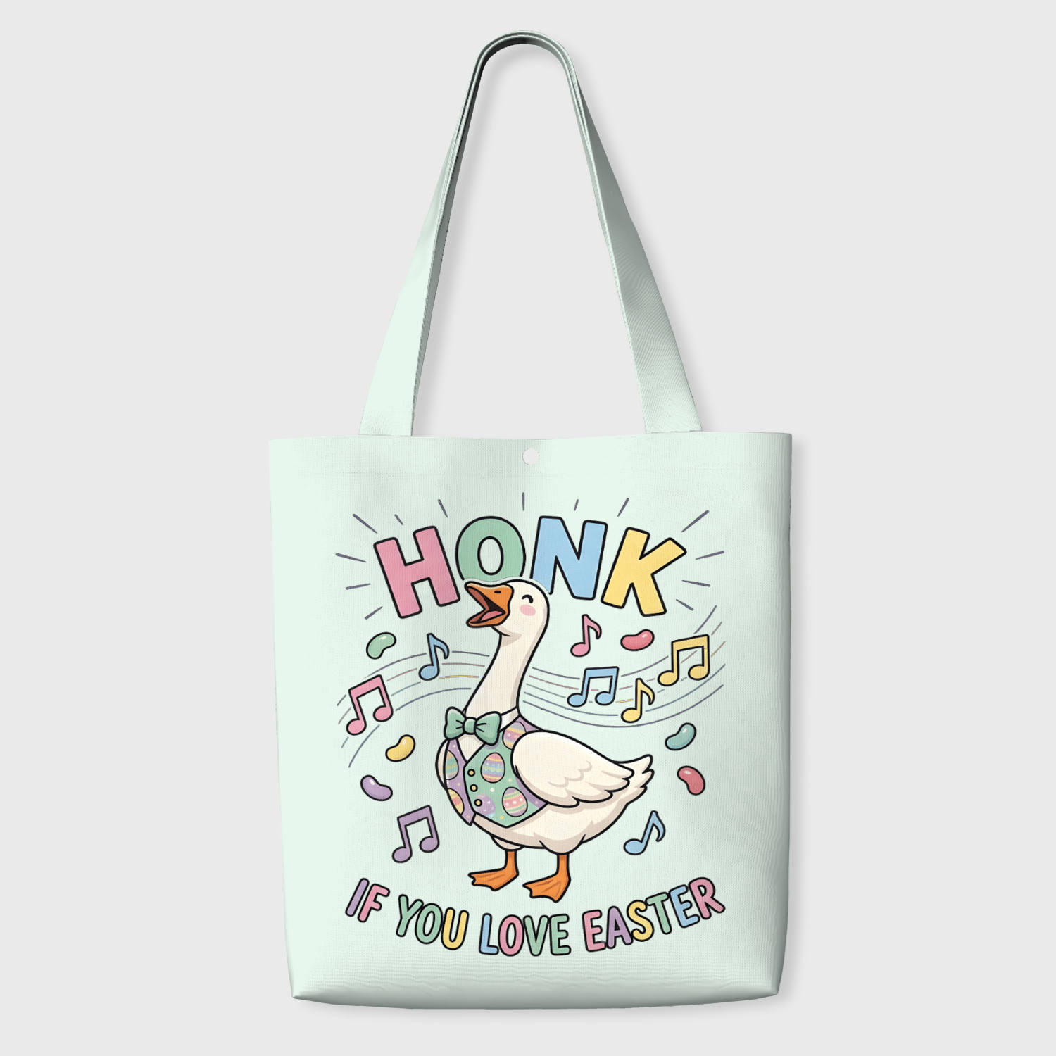 Honking Easter Goose Tote Bag for Gift & Daily Use