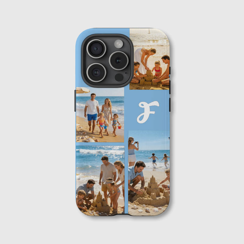 Custom Photo Collage Magnetic Phone Case for Family Gift