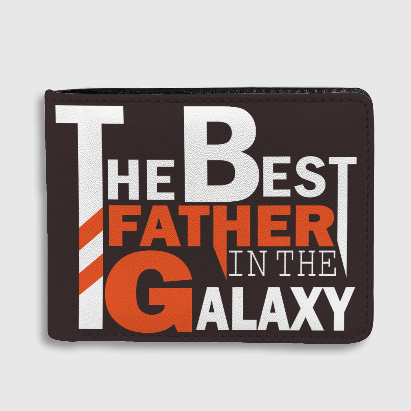 Best Father in Galaxy Bifold Wallet for Dad Father's Day Gift