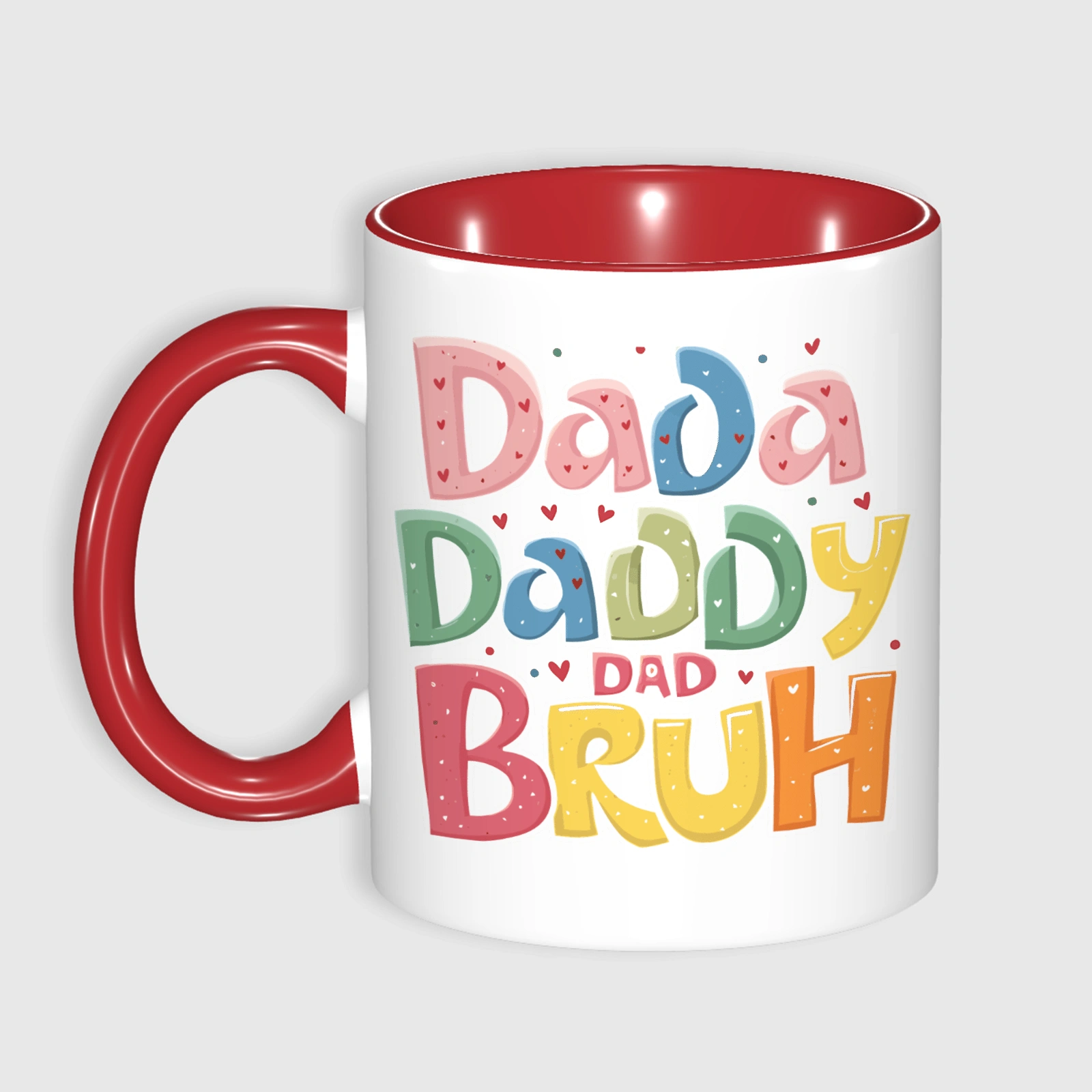 Dada Daddy Dad Bruh Coffee Mug for Dad Father's Day Gift