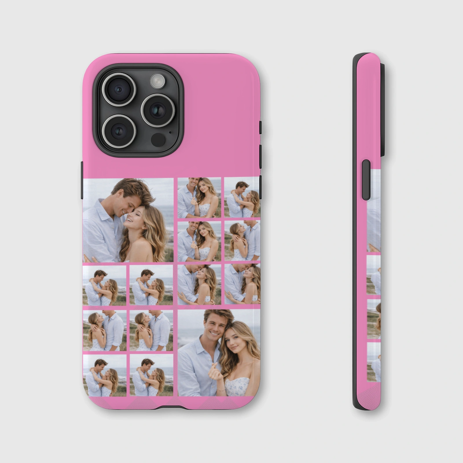 Custom Photo Collage MagSafe iPhone Case for Couples Anniversary Gift