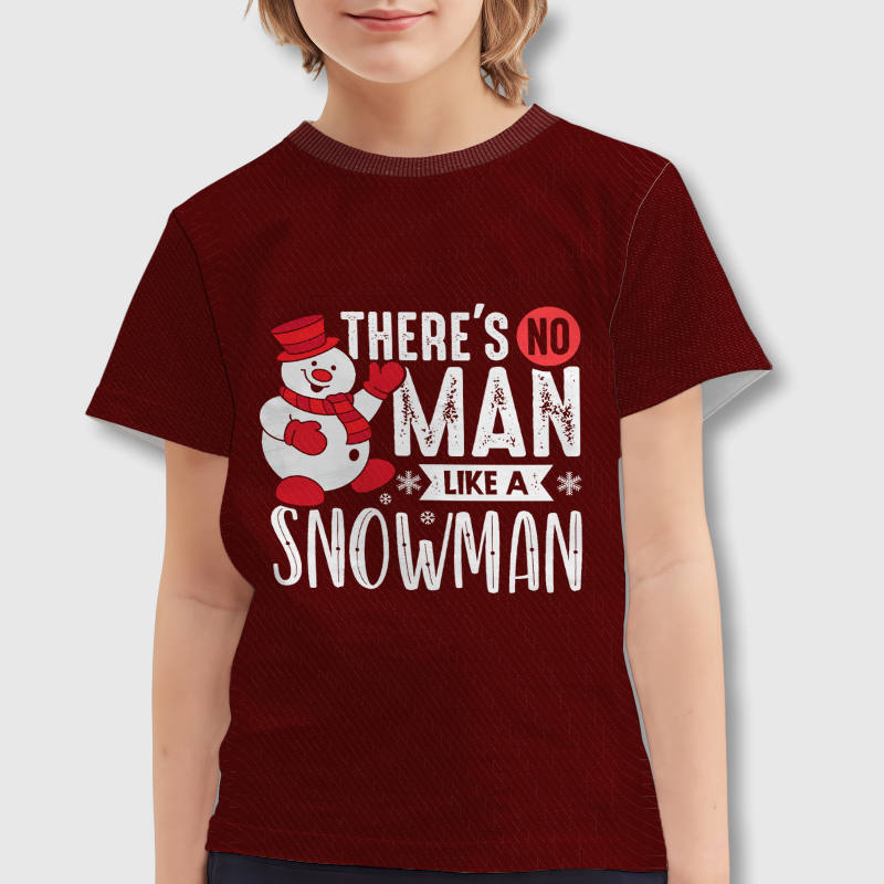 Funny Snowman Quote Kids T-Shirt for Christmas Gifts