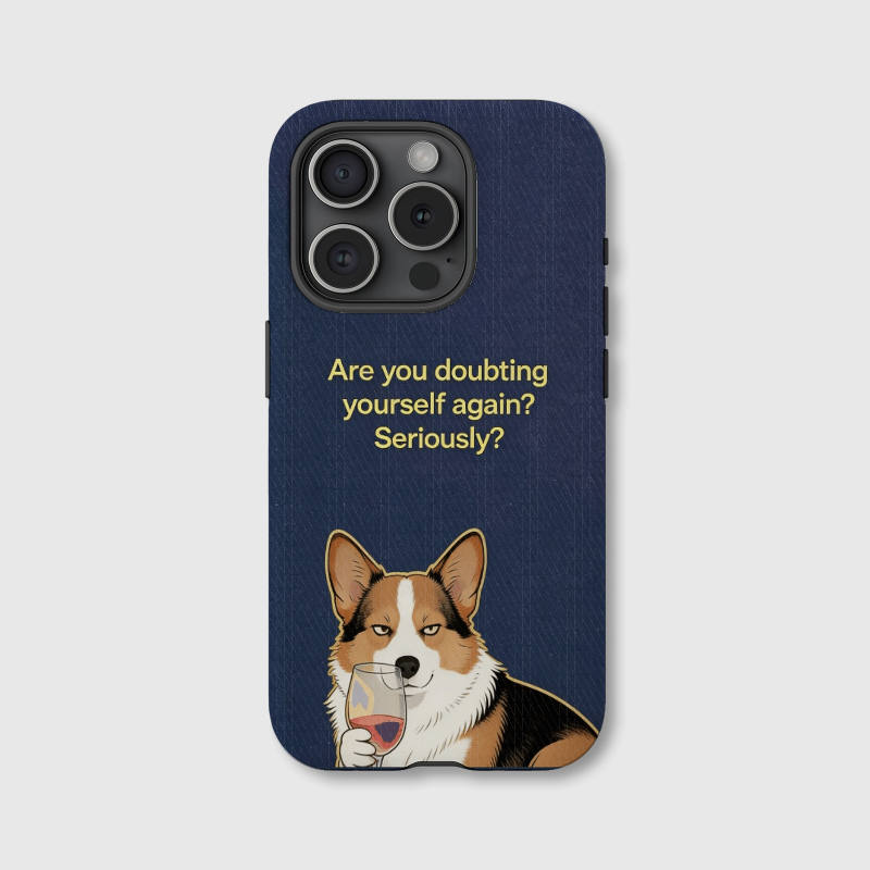 Sassy Corgi Magnetic Phone Case Funny Birthday Gift for Dog Lovers & Best Friends