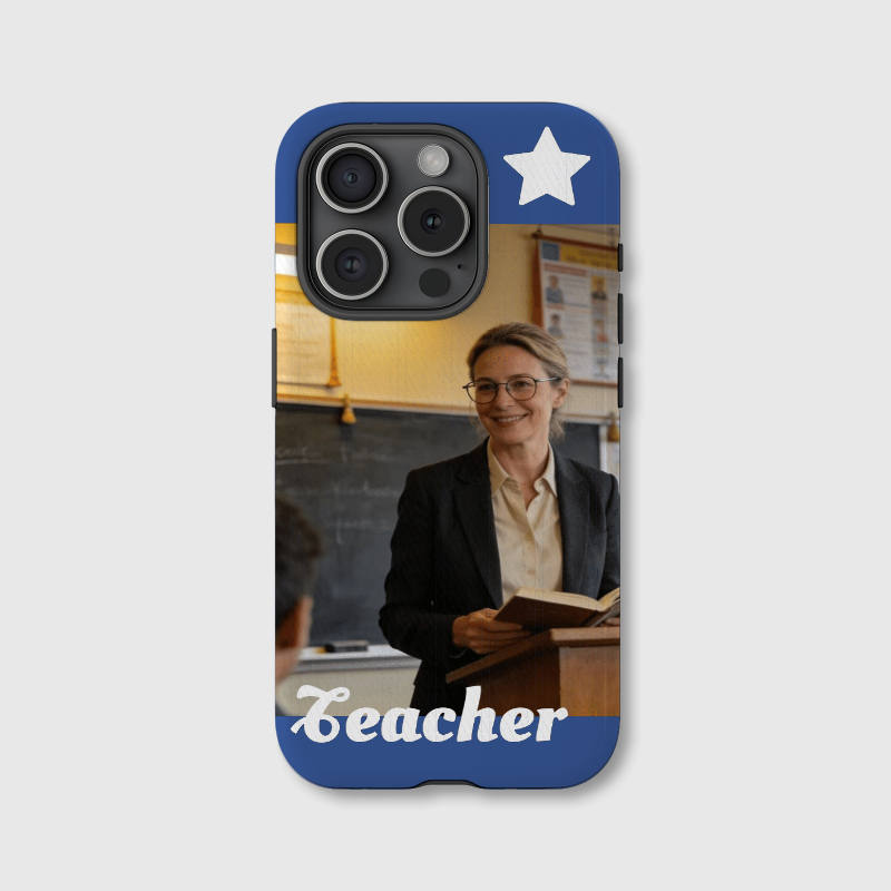 Custom Photo Magnetic Phone Case for Teachers Teacher Day Gift