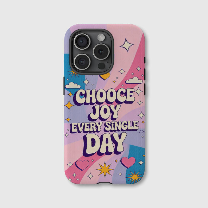 Choose Joy Aesthetic Magnetic Phone Case Cute Trendy Gift for Women Birthday Daily Use