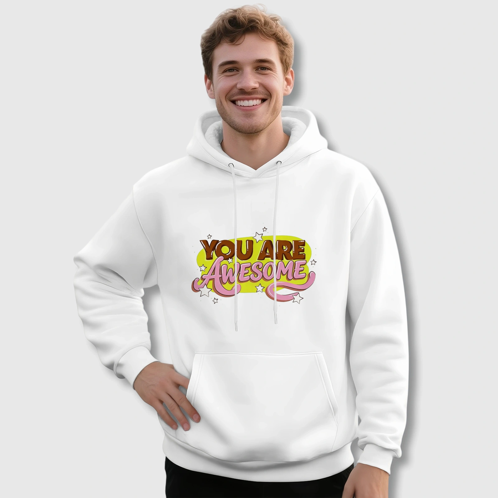 'You Are Awesome' Cozy Hoodie | Gift for Loved Ones