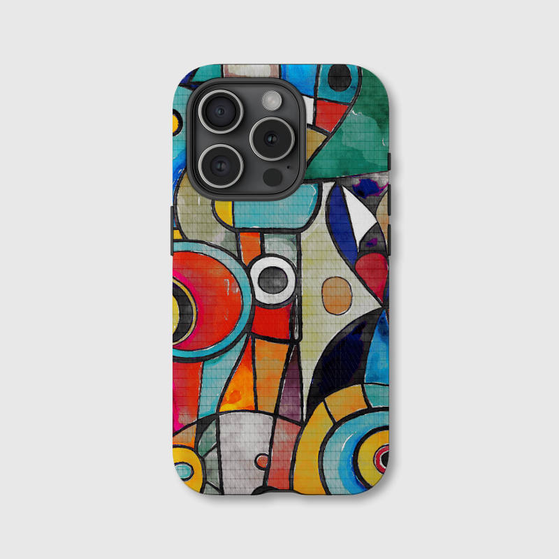 Vibrant Abstract Watercolor Magnetic Phone Case for Gifting, Birthdays & Daily Use