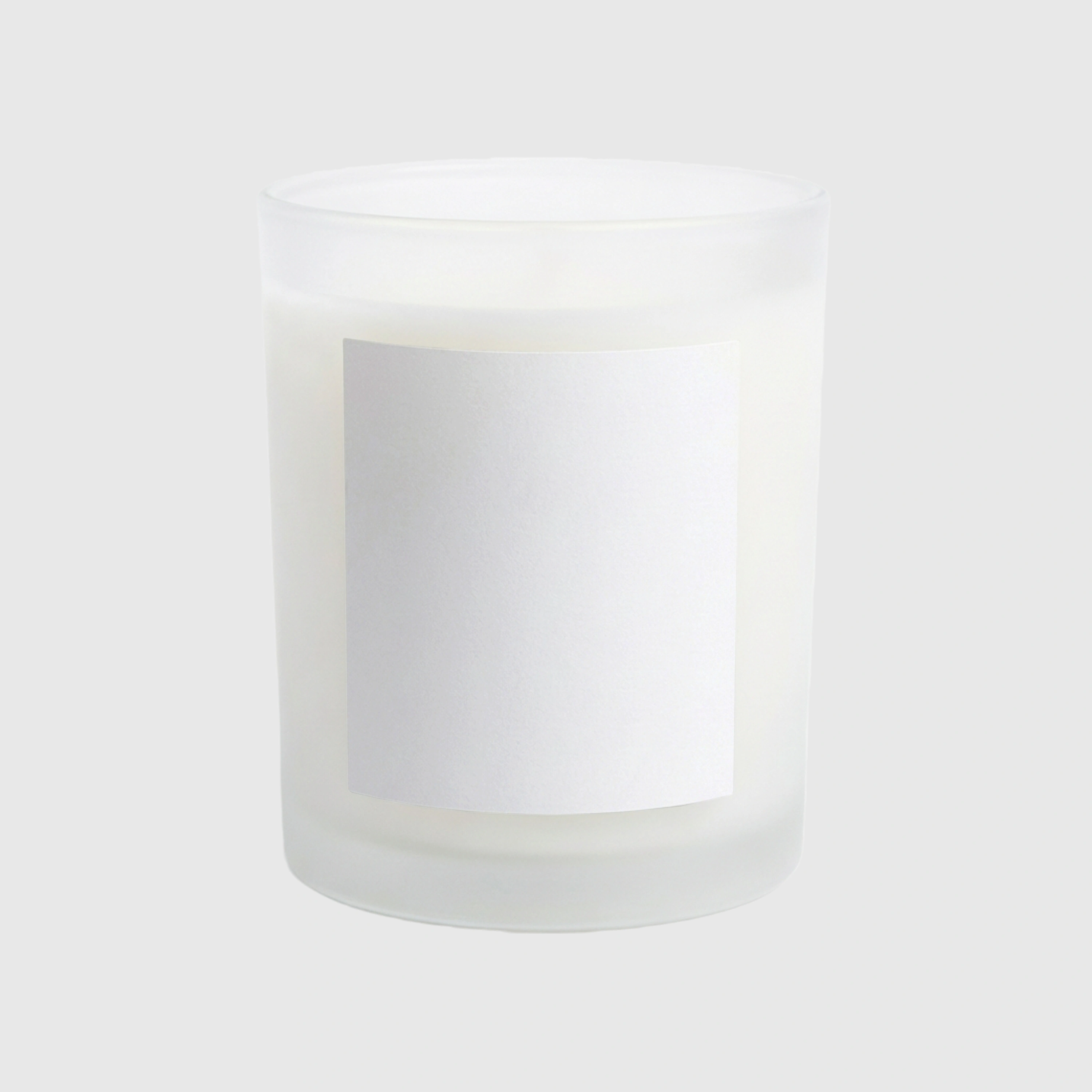 Personalized Frosted Glass Candle