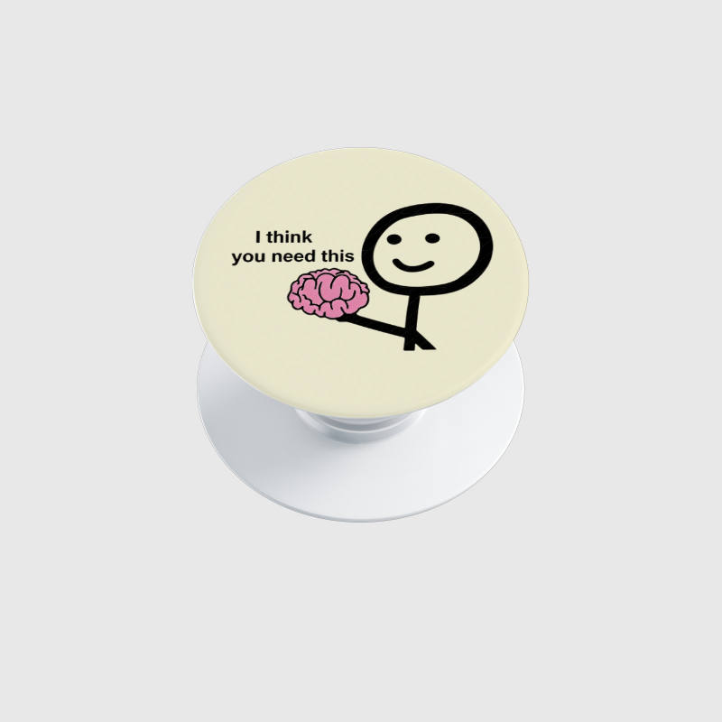 Funny Stick Figure Quote Phone Grip for Friend Funny Gift