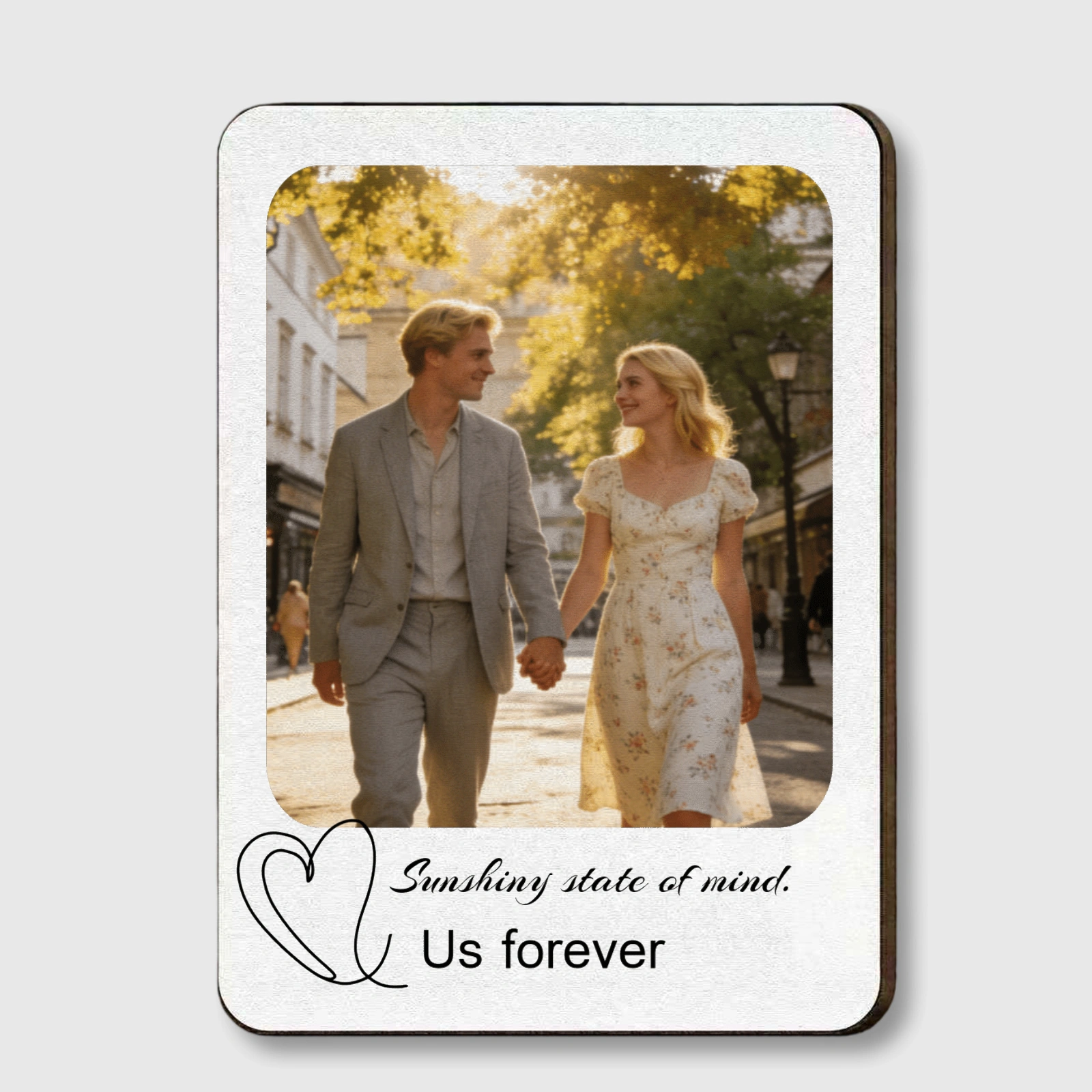 Custom Couple Photo Car Sun Visor Clip for Anniversary Gifts