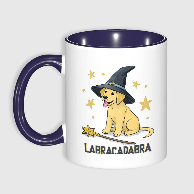 Funny Labracadabra Witch Mug for Dog Lovers Daily Use