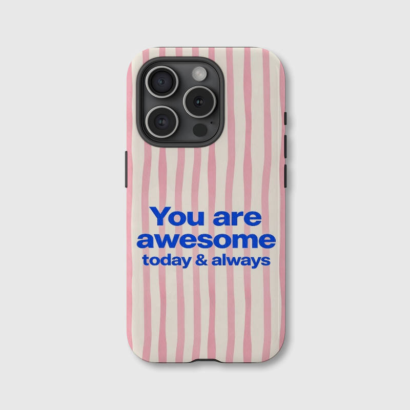 You Are Awesome Magnetic Phone Case Cute Gift for Friends Birthdays & Everyday Use