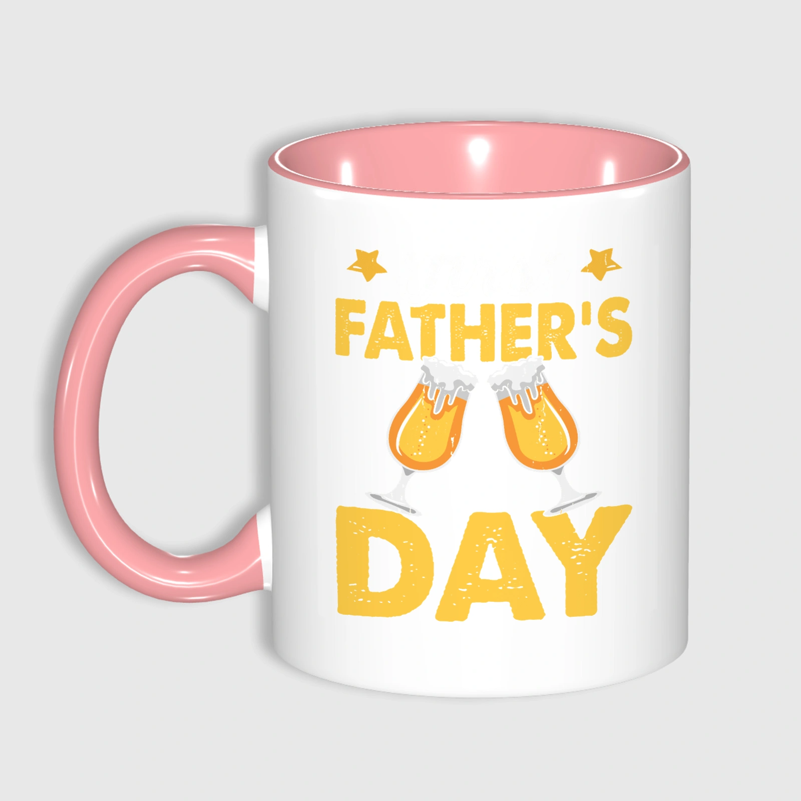 Father's Day Beer Toast Ceramic Mug for Dad Coffee Gift