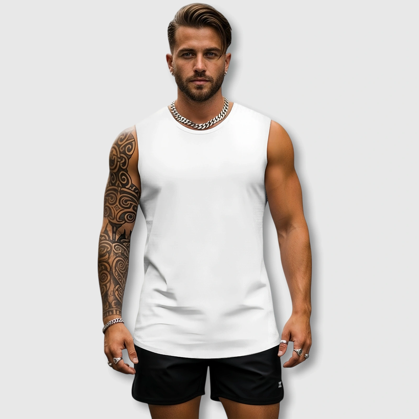 Custom Crew Neck Vest for Men