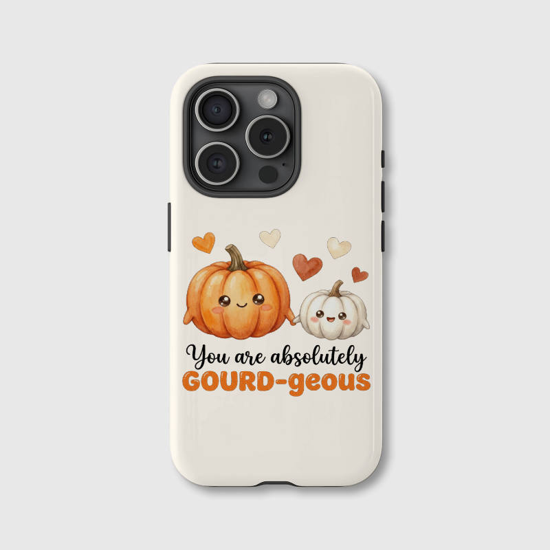 Cute Pumpkin Pun Magnetic Phone Case for Couple Fall Gift