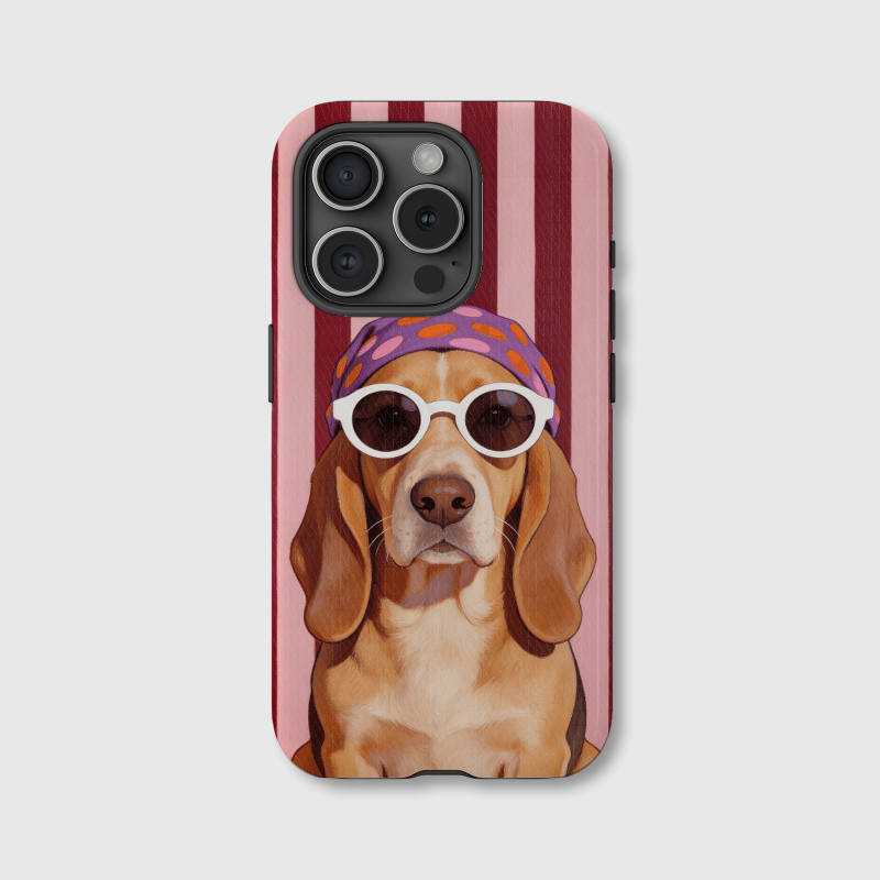 Cute Beagle Print Magnetic Phone Case for Dog Lovers Birthday Holiday Gifting
