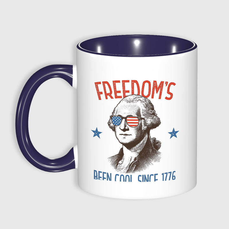 Funny George Washington Mug for 4th of July Gift