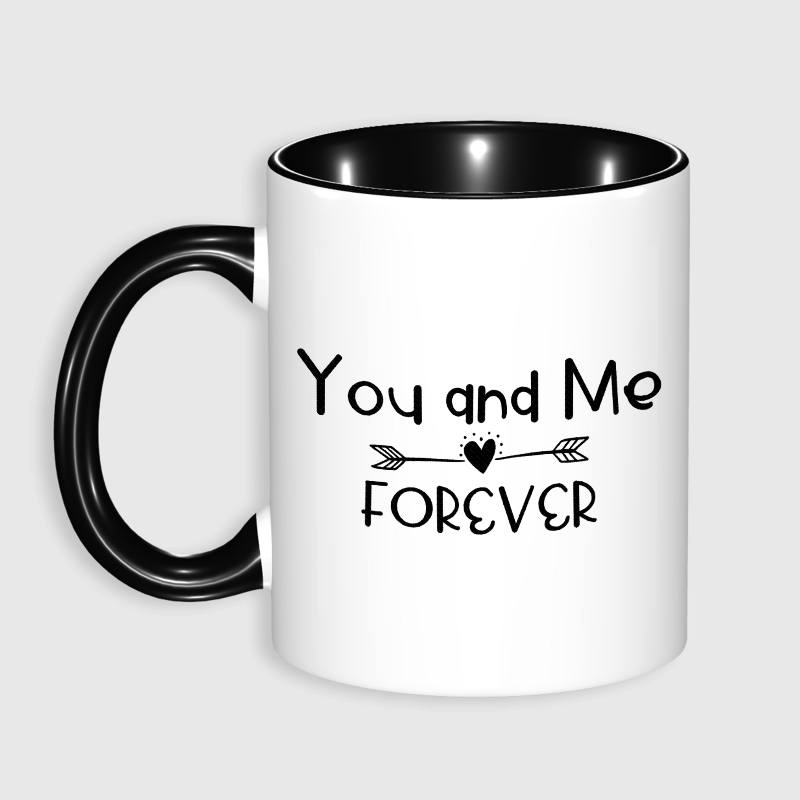 11oz You and Me Forever Mug for Couples Anniversary Gift