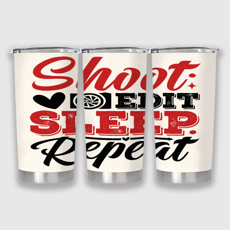 Funny Photographer Quote 20oz Tumbler for Creators Daily Use