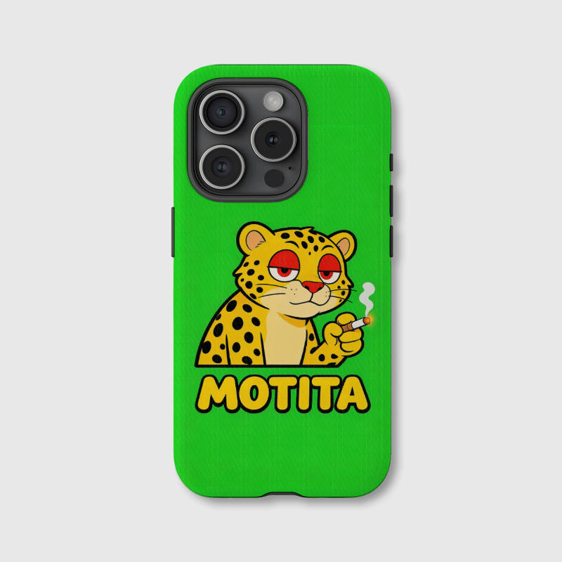 Funny Smoking Cheetah Phone Case for Meme Lovers Gift