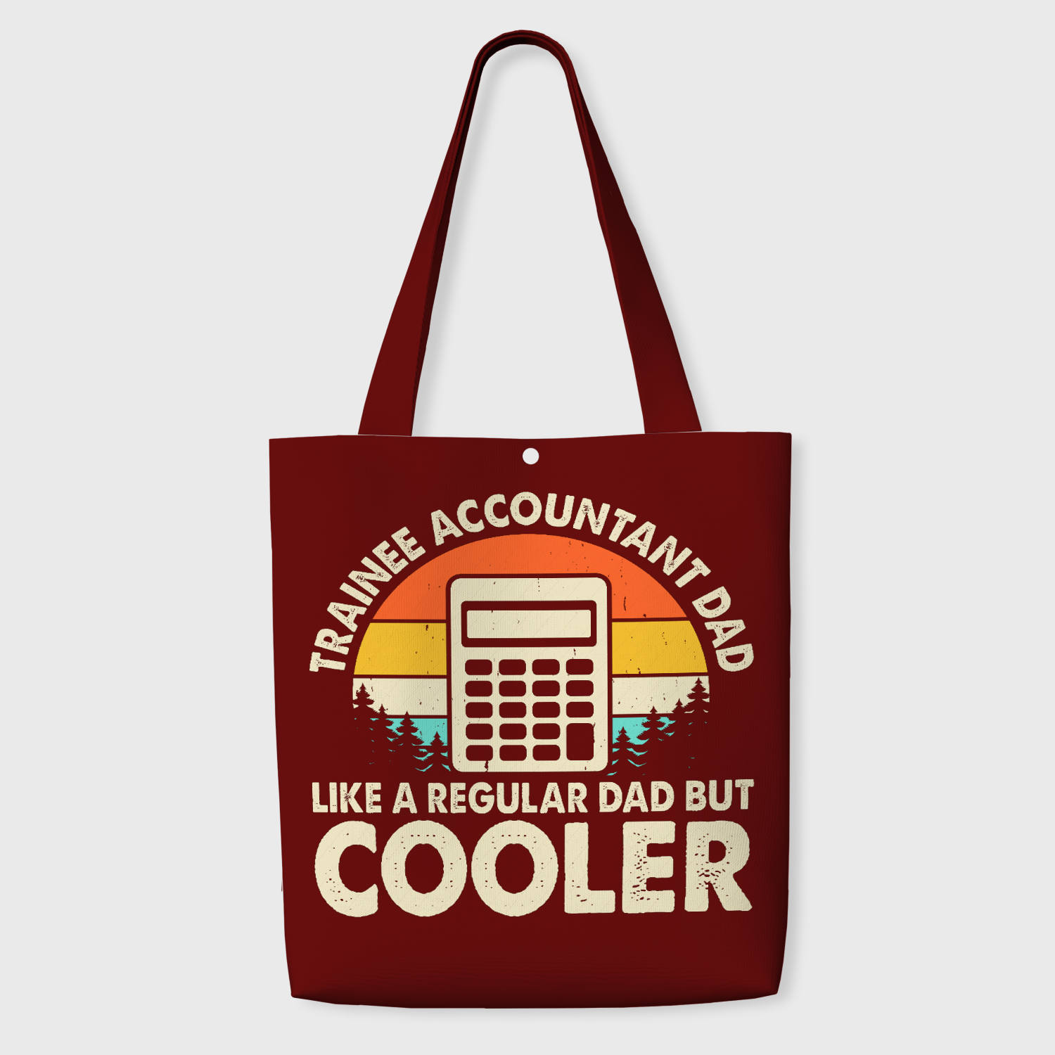 Funny Accountant Dad Quote Tote Bag for Father's Day Gift