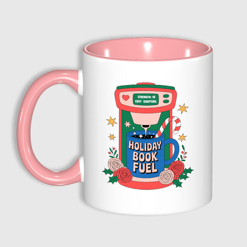 Holiday Book Fuel Mug for Book Lovers Christmas Gift
